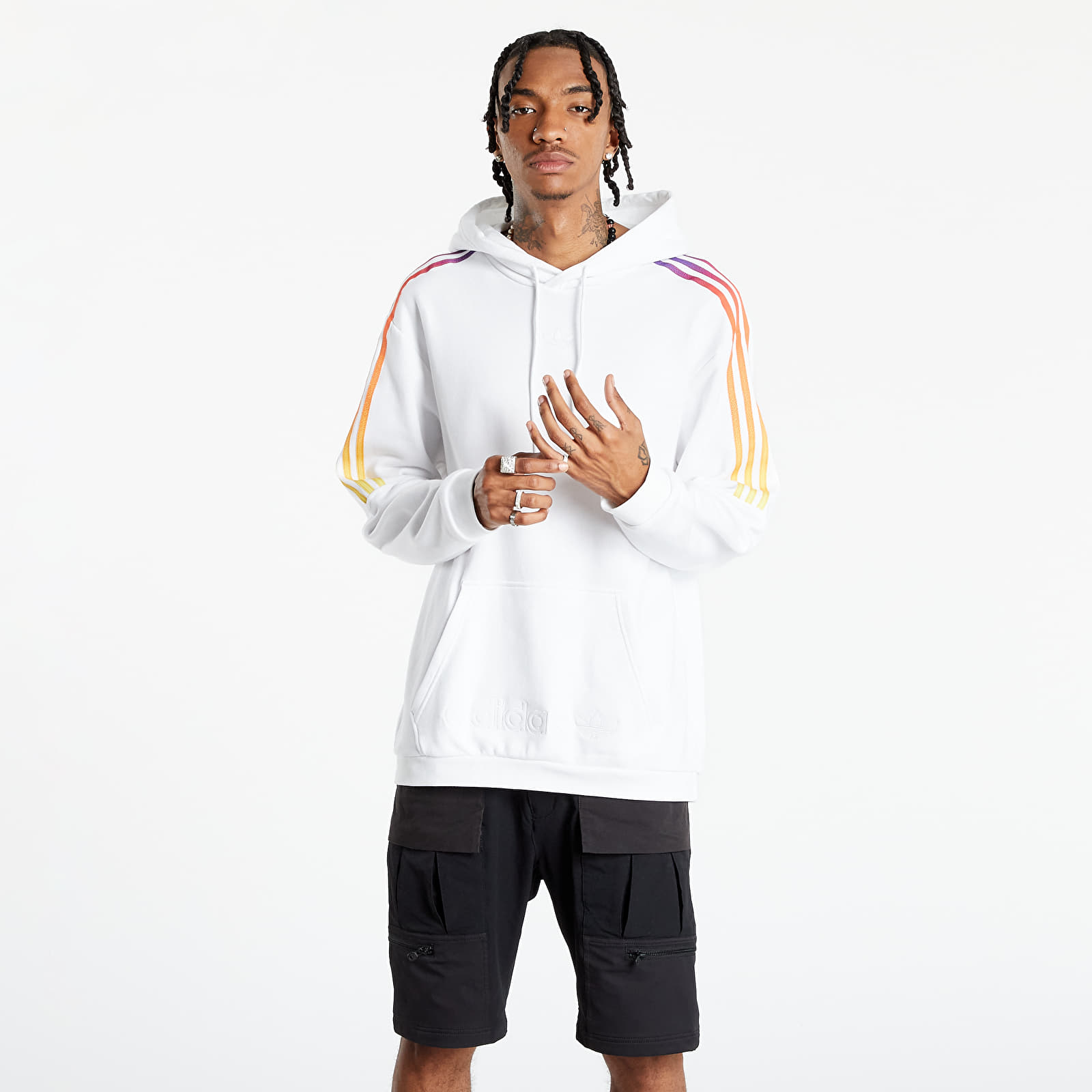 Hoodies and sweatshirts adidas Originals SPRT 3 Stripes Hoodie