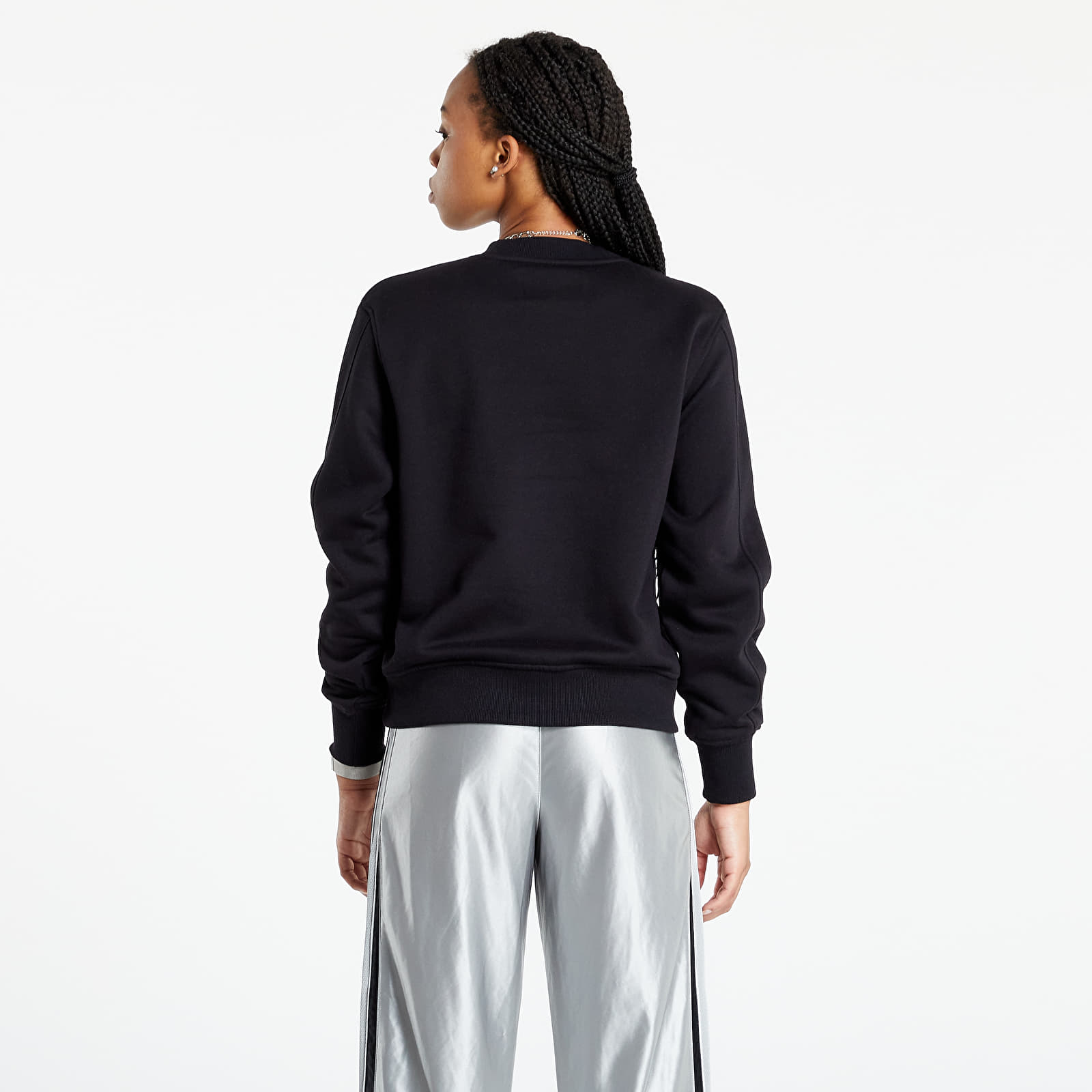 Bluzy Calvin Klein Jeans Off Placed Monogram Crew Neck Ck Black