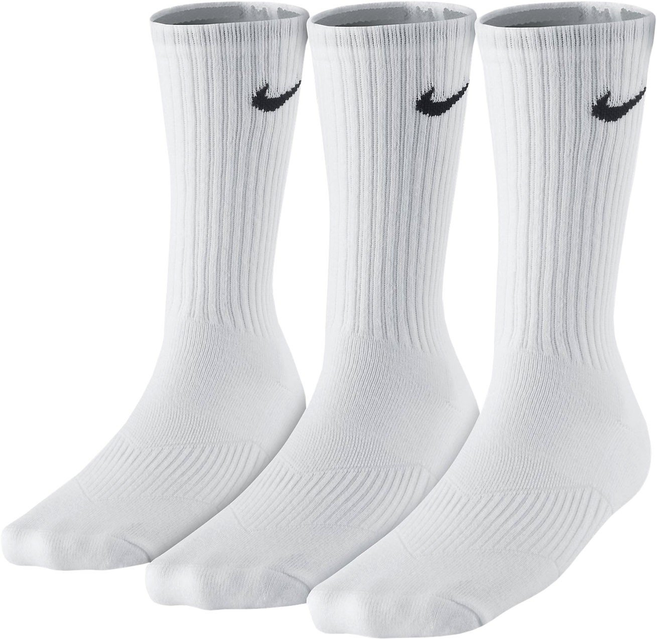 Ponožky Nike 3P Yth Ctn Cush Crew W/ Moist White/ Black