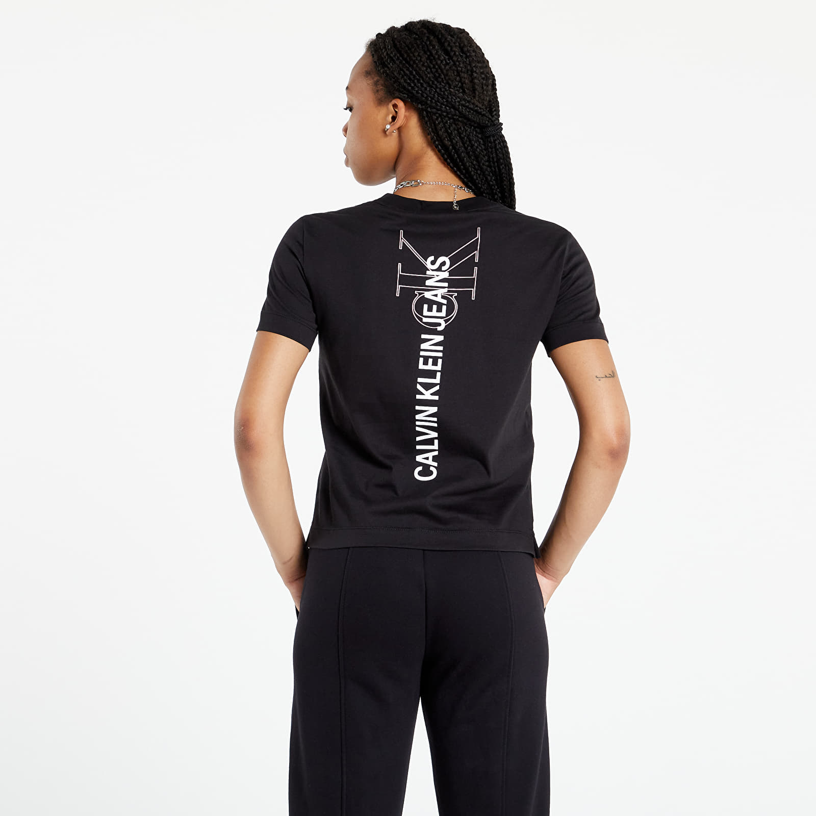 Majice T-shirt Calvin Klein Jeans Vertical Logo Tee