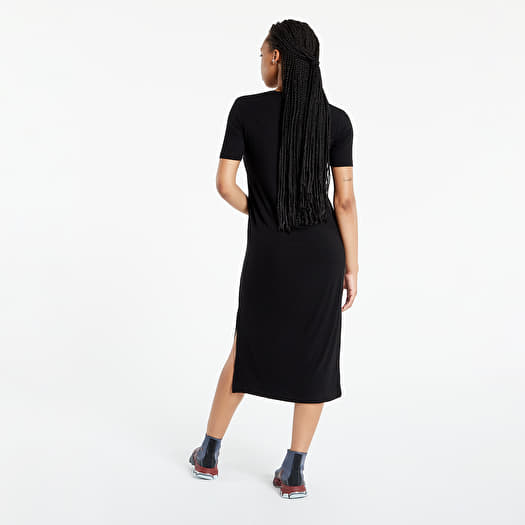 Dress Calvin Klein Jeans Rib Maxi T Shirt Dress Ck Black Footshop
