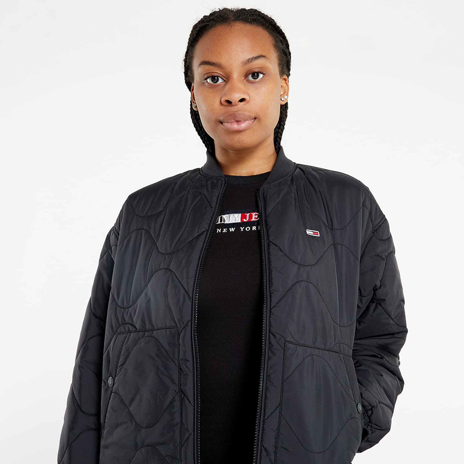 Tommy jeans quilted jacket discount