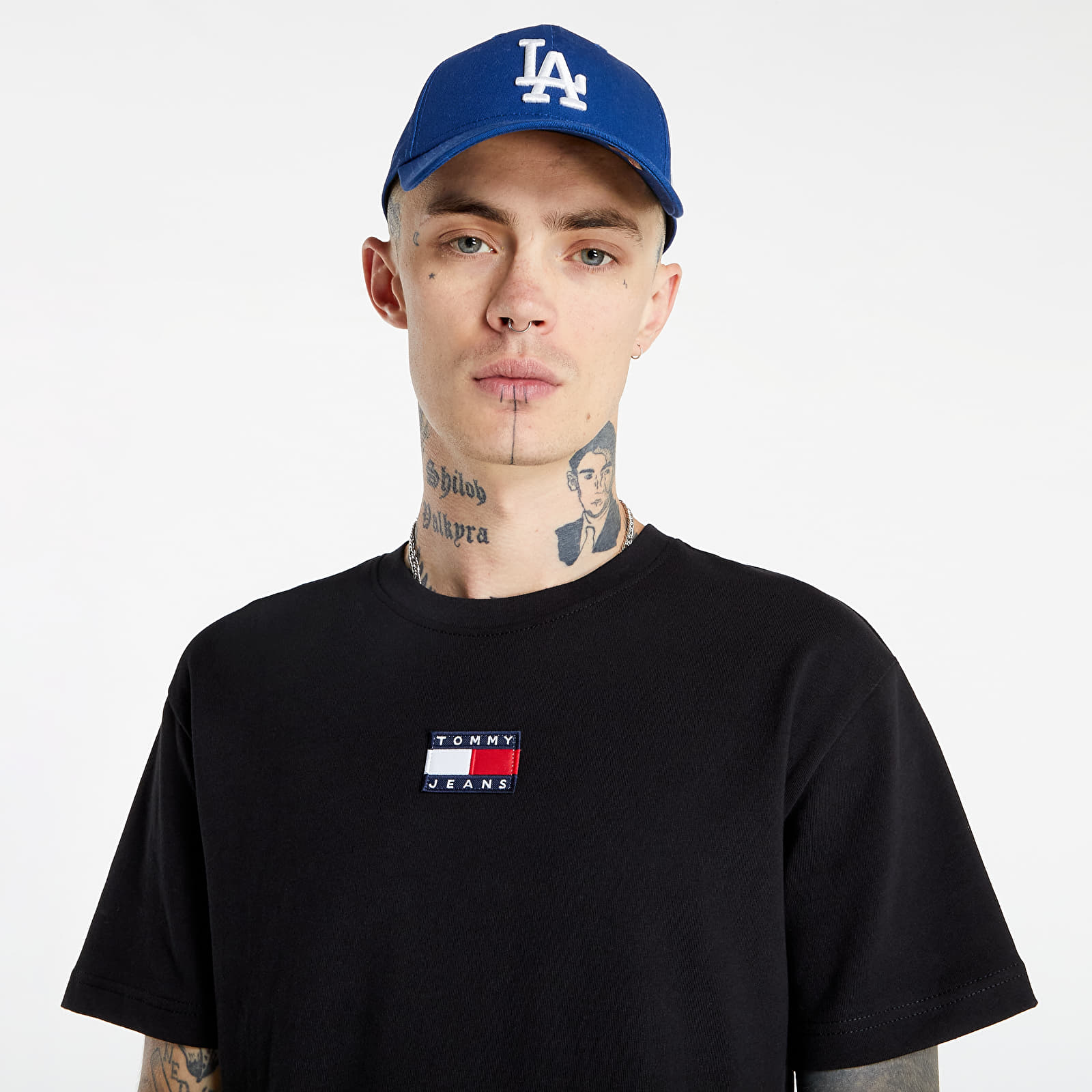 Camisetas Tommy Jeans TJM Tommy Badge Tee Black