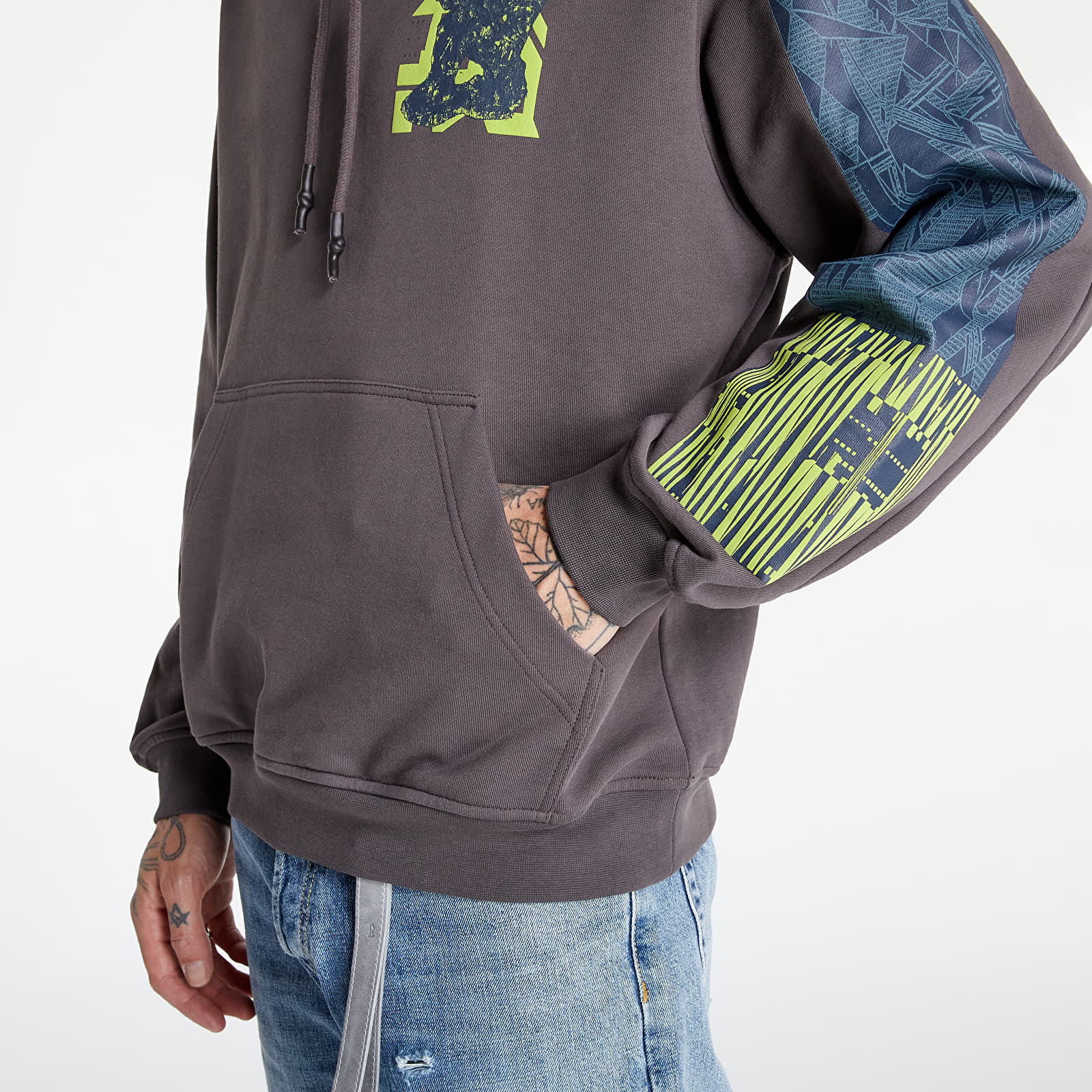 Hoodies and sweatshirts  McQ In8 Collage Hoodie Cat-Lap