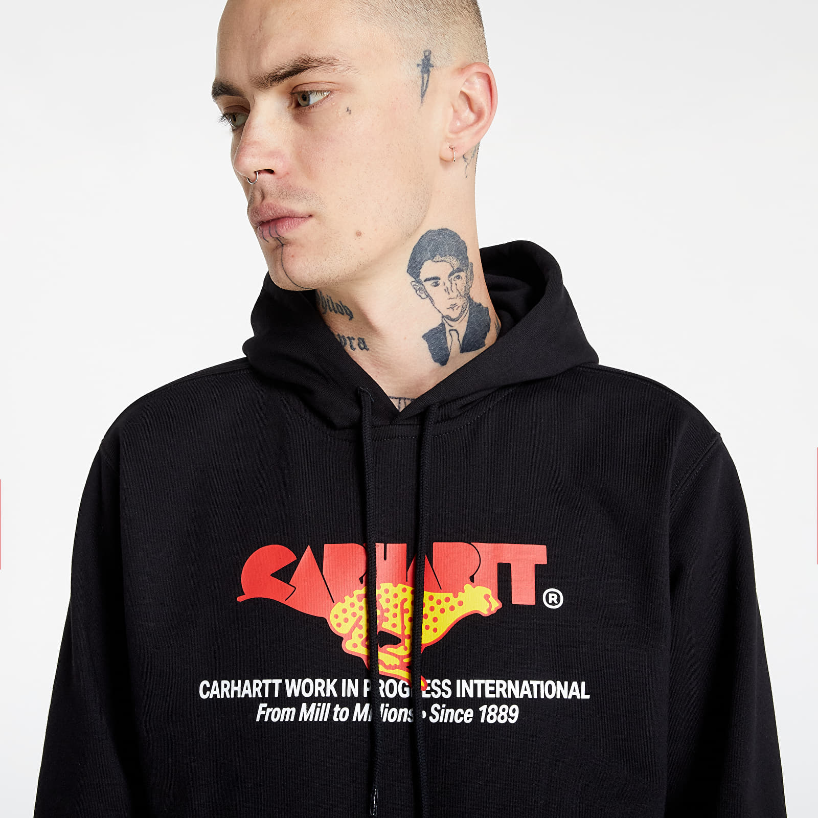 Суичърти Carhart WIP Hooded Runner Sweatshirt Black