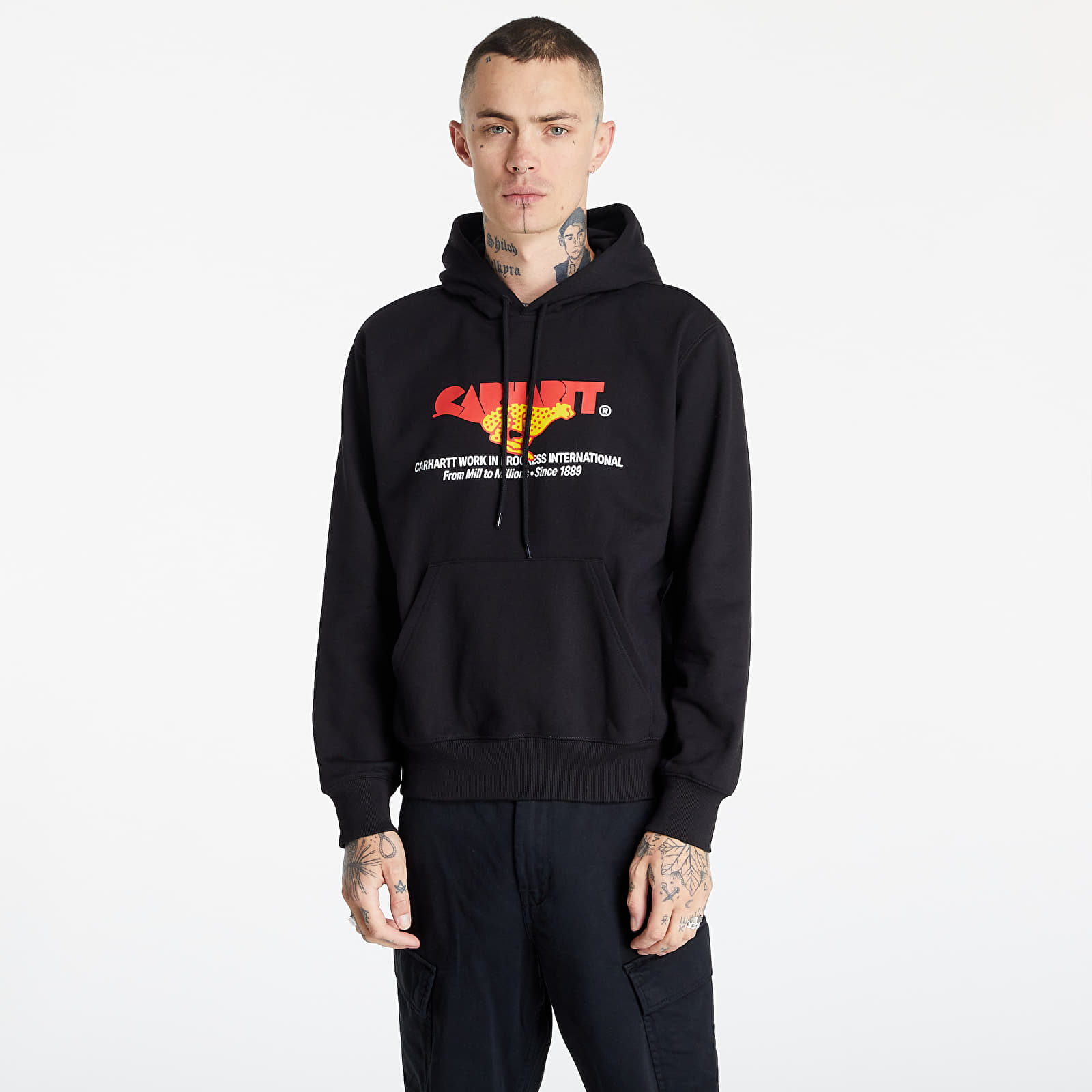 Суичърти Carhart WIP Hooded Runner Sweatshirt Black