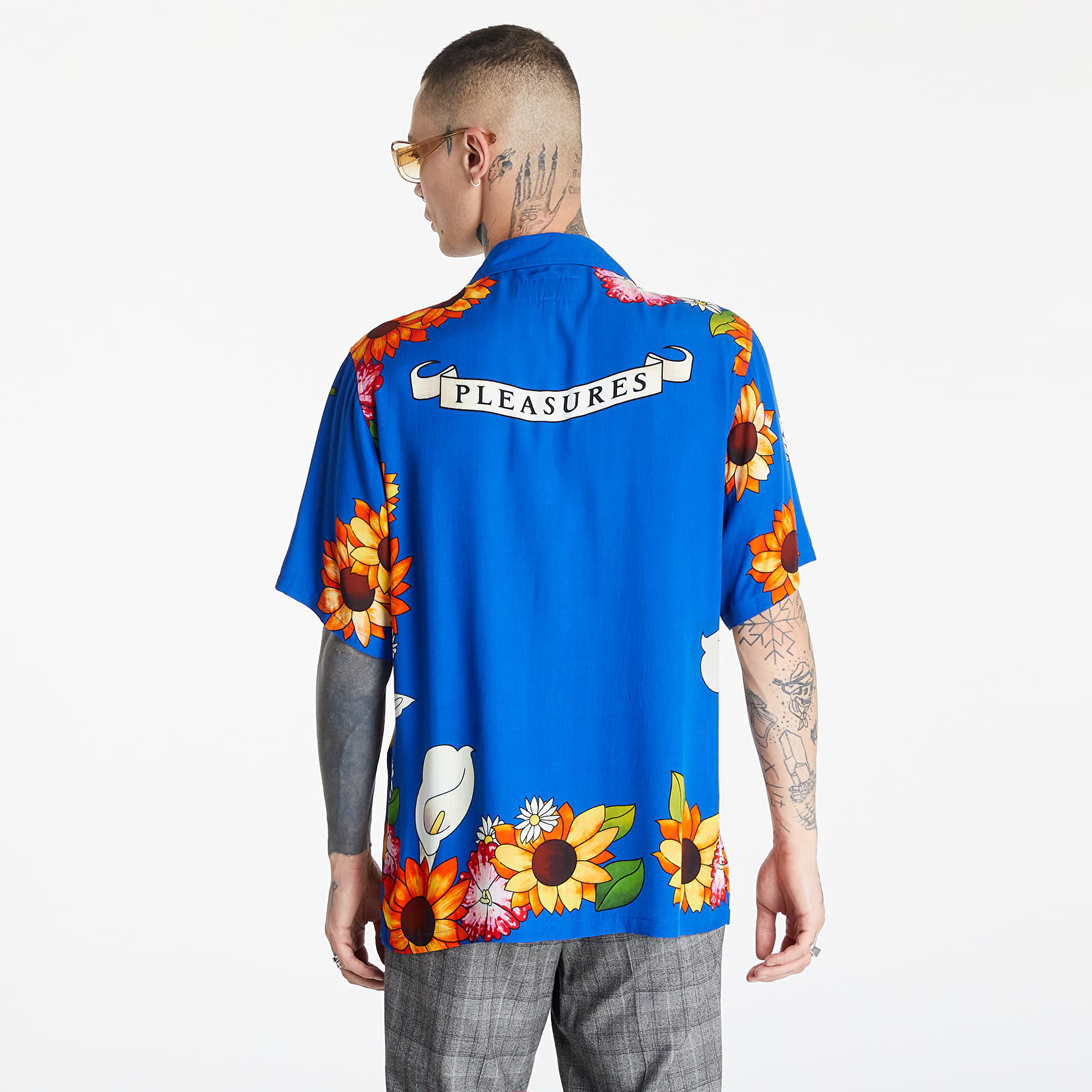 Pleasures gangster short sleeve button up online
