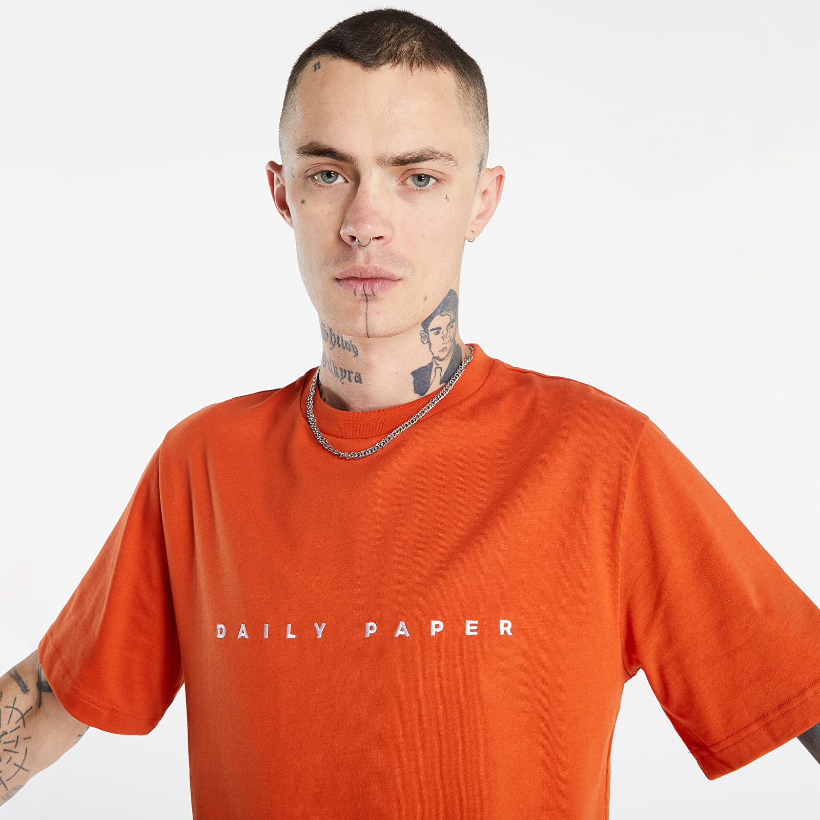 T shirts Daily Paper Alias Tee Orange Clay Footshop