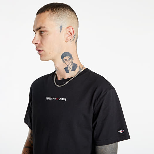 Tommy jeans tjm small text tee discount
