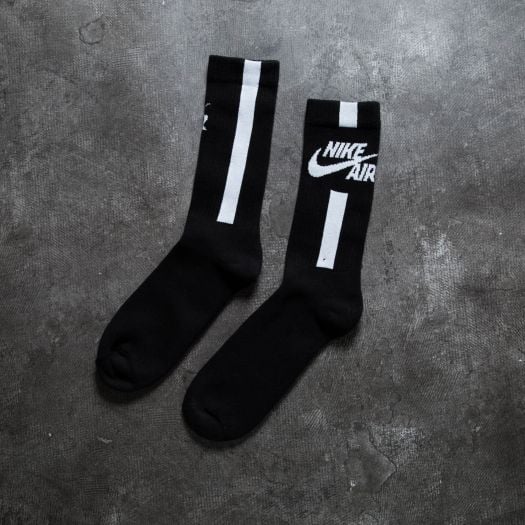 Black and white nike crew socks sales