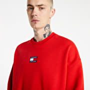Tommy badge crew sweatshirt hotsell
