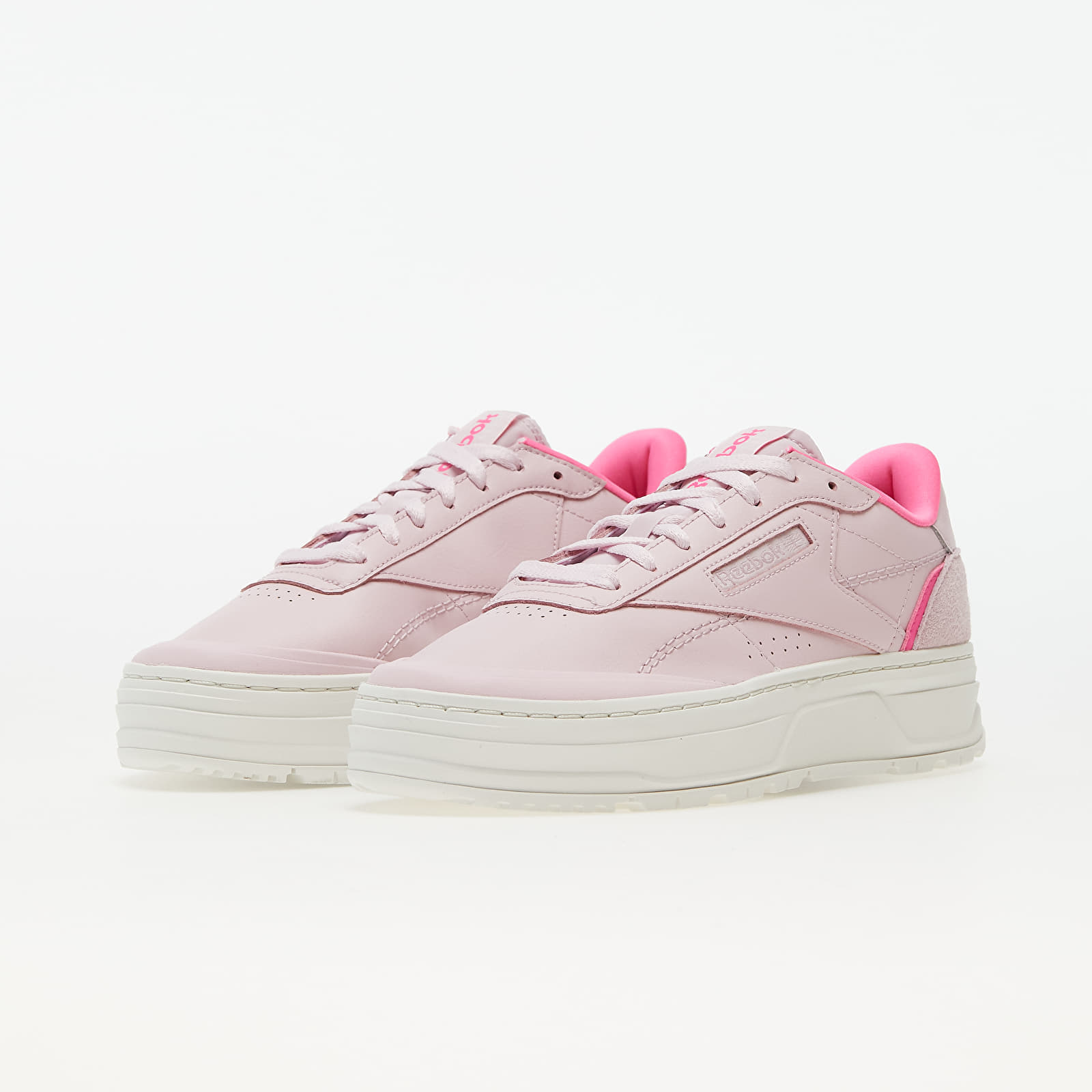 Women's shoes Reebok Club C Double Geo Frozen Berry/ Chalk/ Atom Pink