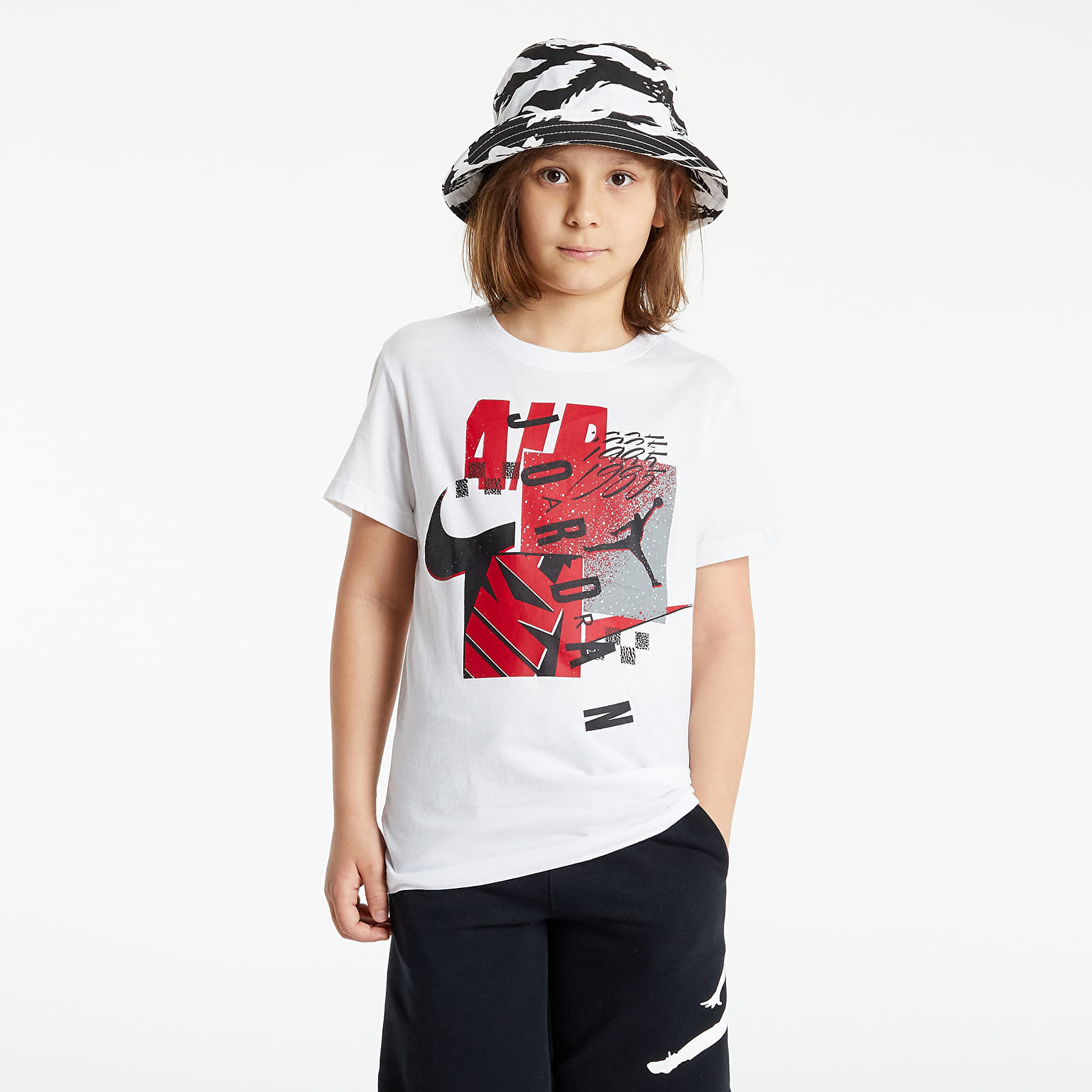 T-shirts en tanktops voor kinderen Jordan TEE (2-7Y) White