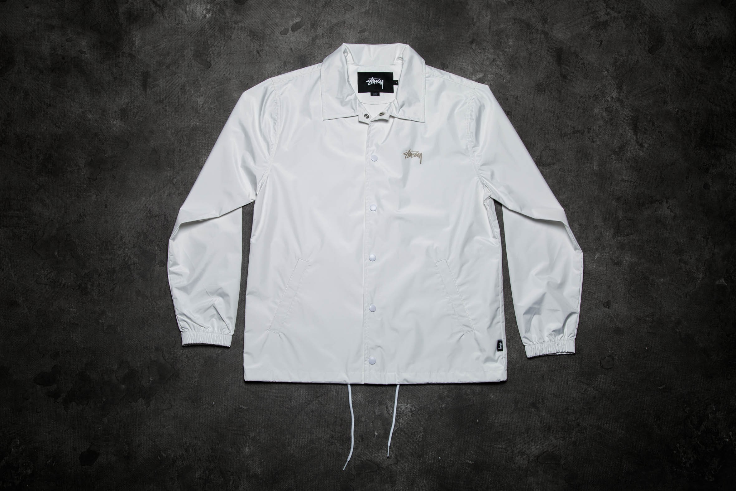 Stussy Funk Coaches Jacket White
