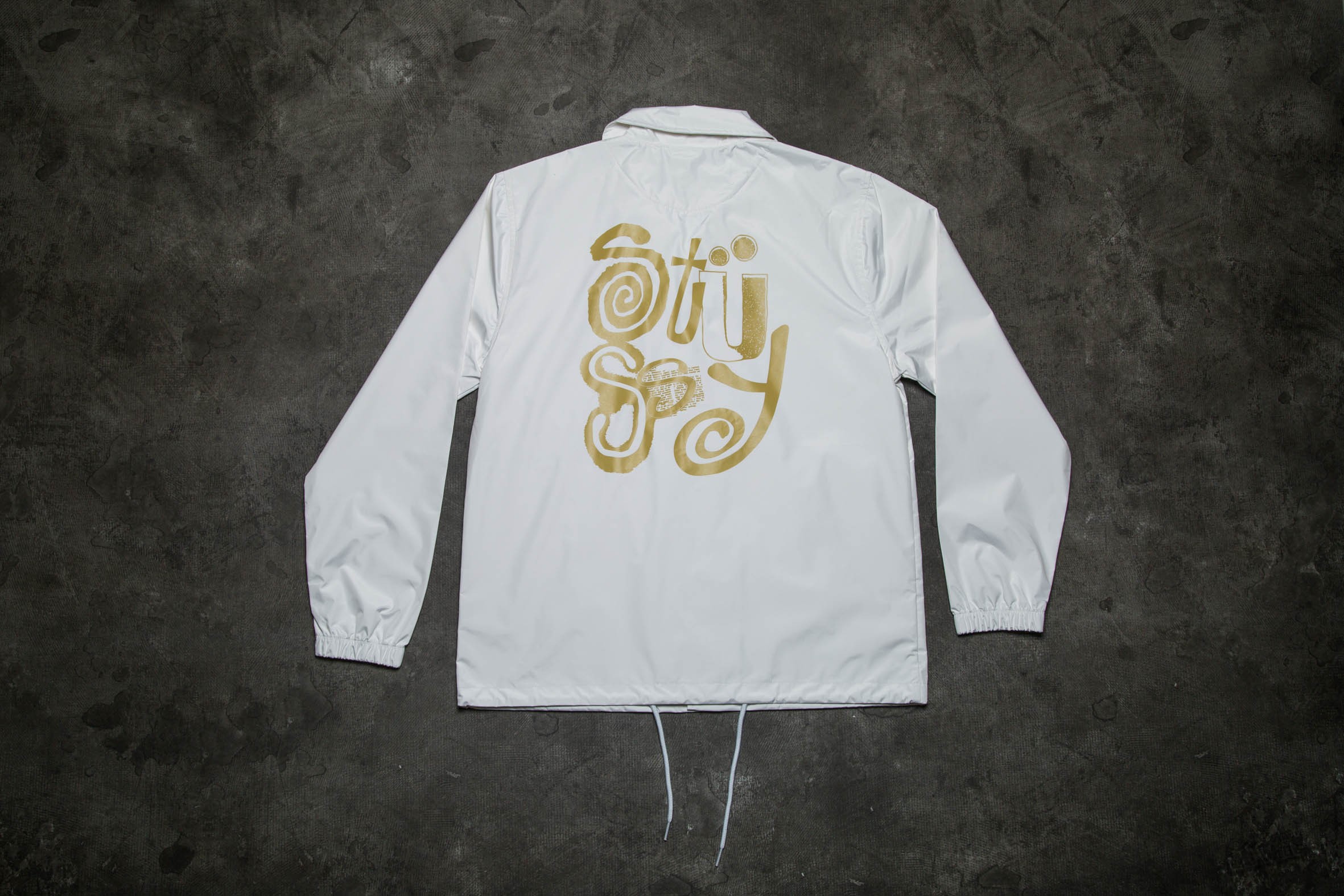 Coach Jackets Stüssy Funk Coaches Jacket White