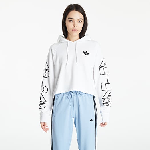 Adidas cropped store hoodie trefoil