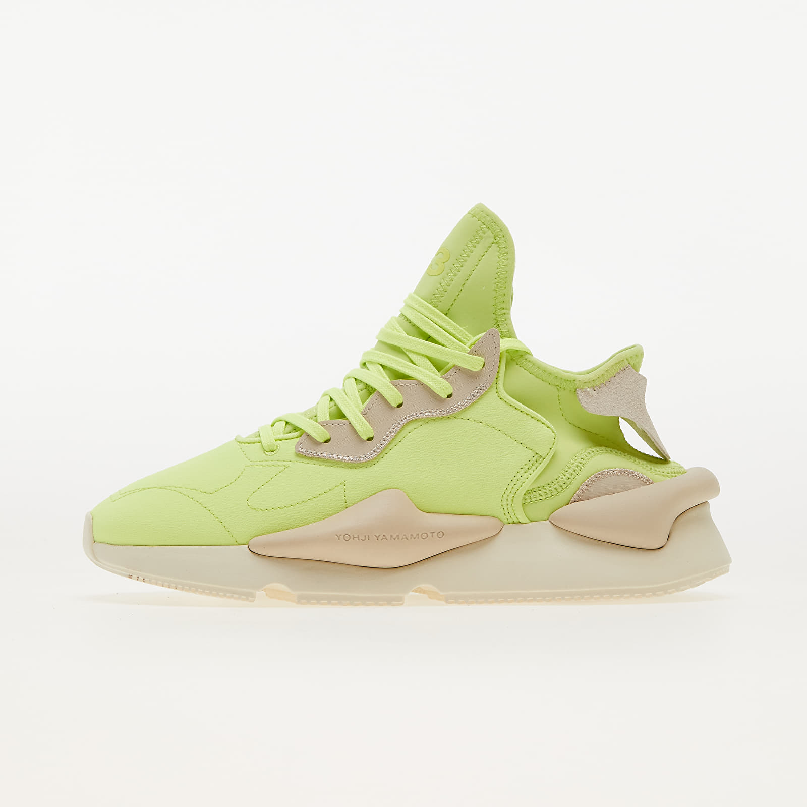 Chaussures et baskets homme Y-3 Kaiwa Semi Frozen Yellow/ Off White/ Clear Brown