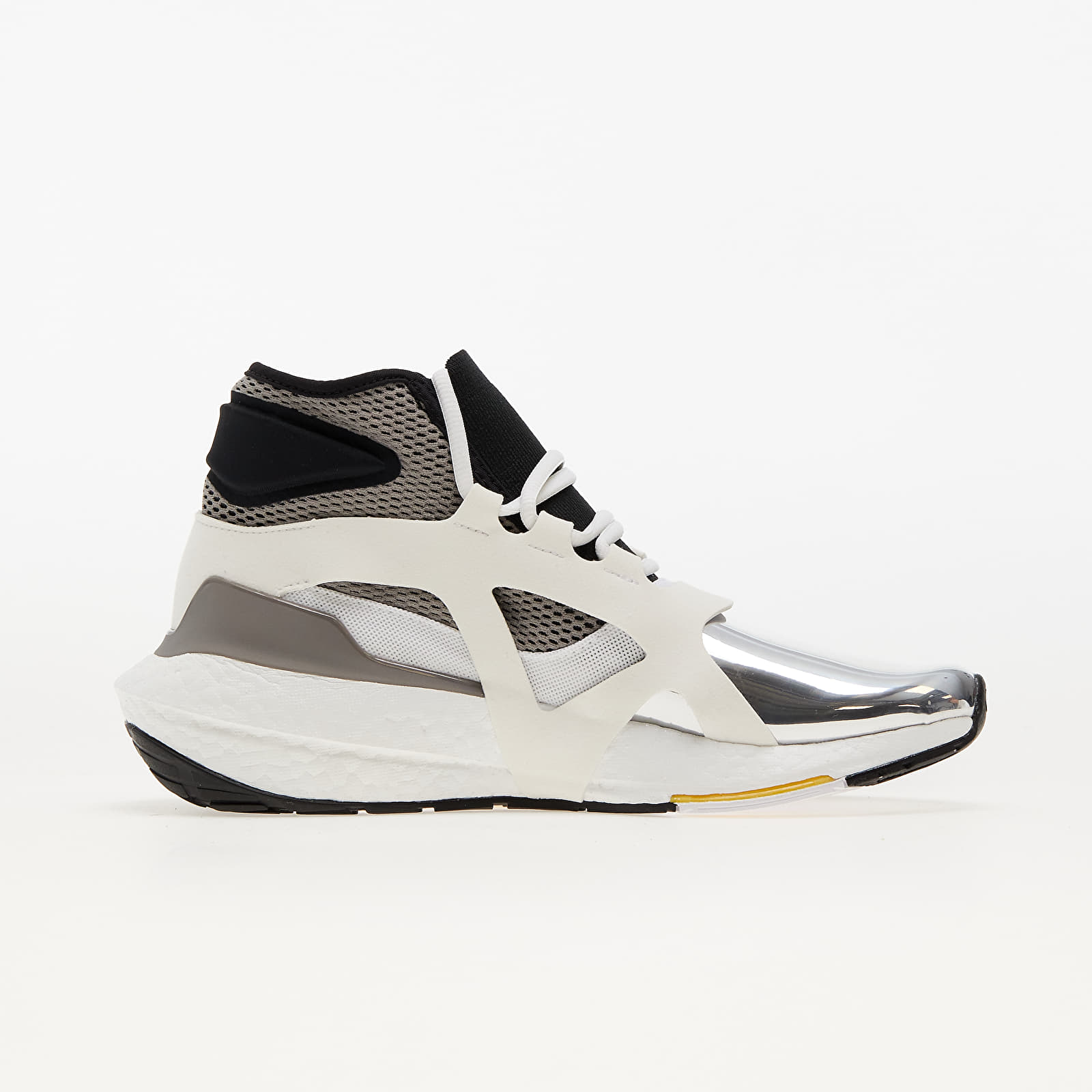 Női cipők adidas x Stella McCartney UltraBOOST 21 Ftw White/ Silver Metallic/ Eqt Yellow