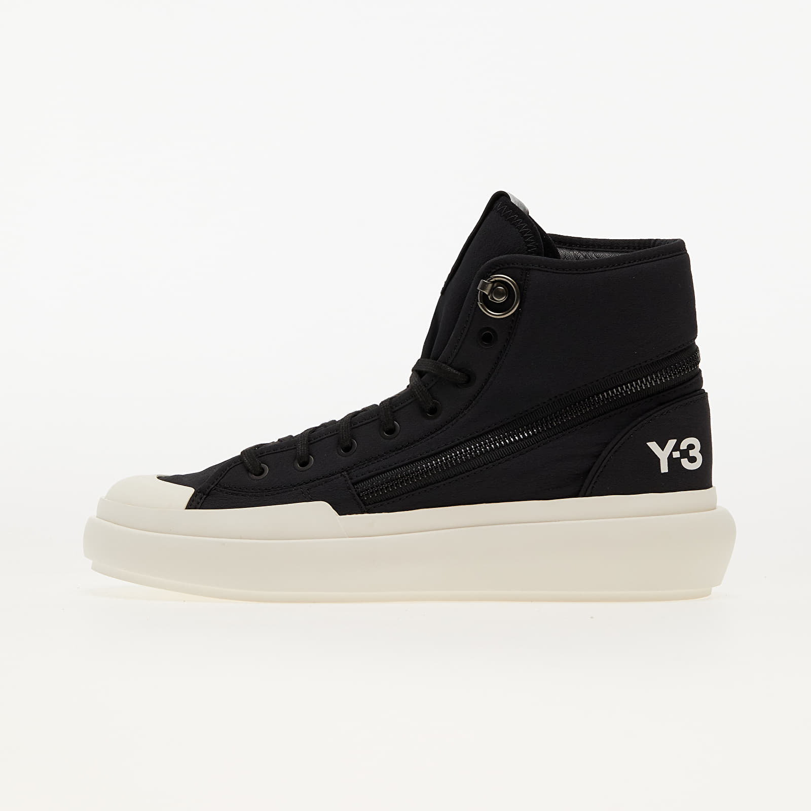 Pánske tenisky a topánky Y-3 Ajatu Court High Black/ Black/ Core White