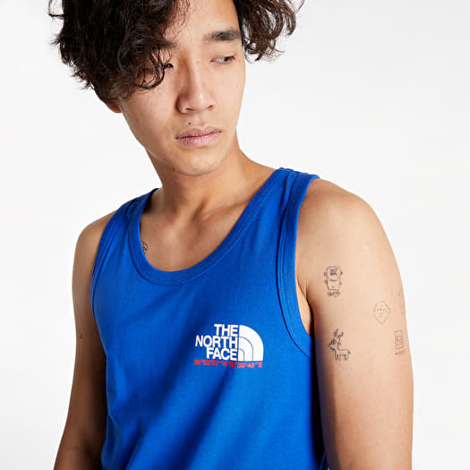 Vests The North Face Karakoram Graphic Tank Top TNF Blue Footshop