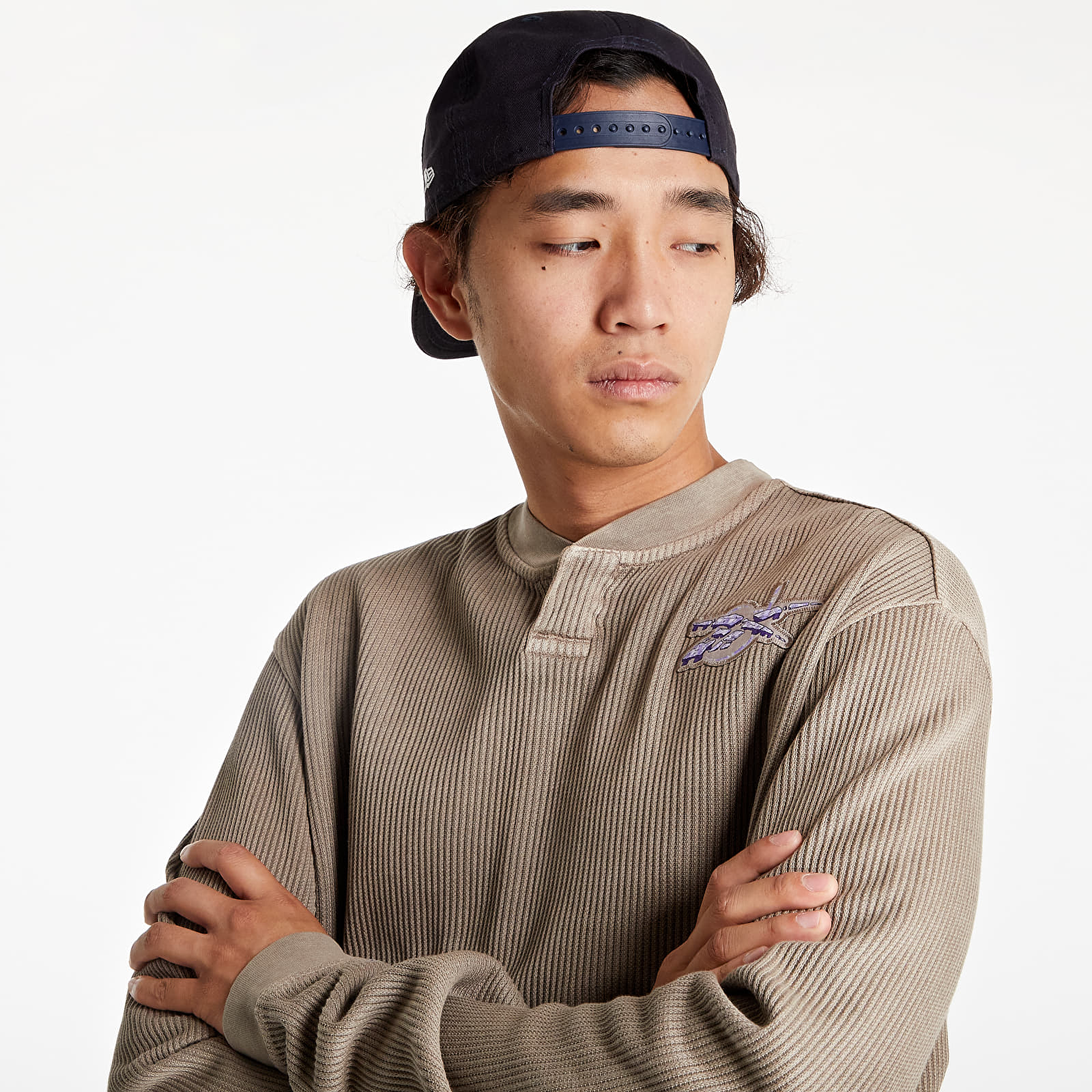 Sweatshirts Reebok R&C Waffle Knit Crewneck Trek Grey