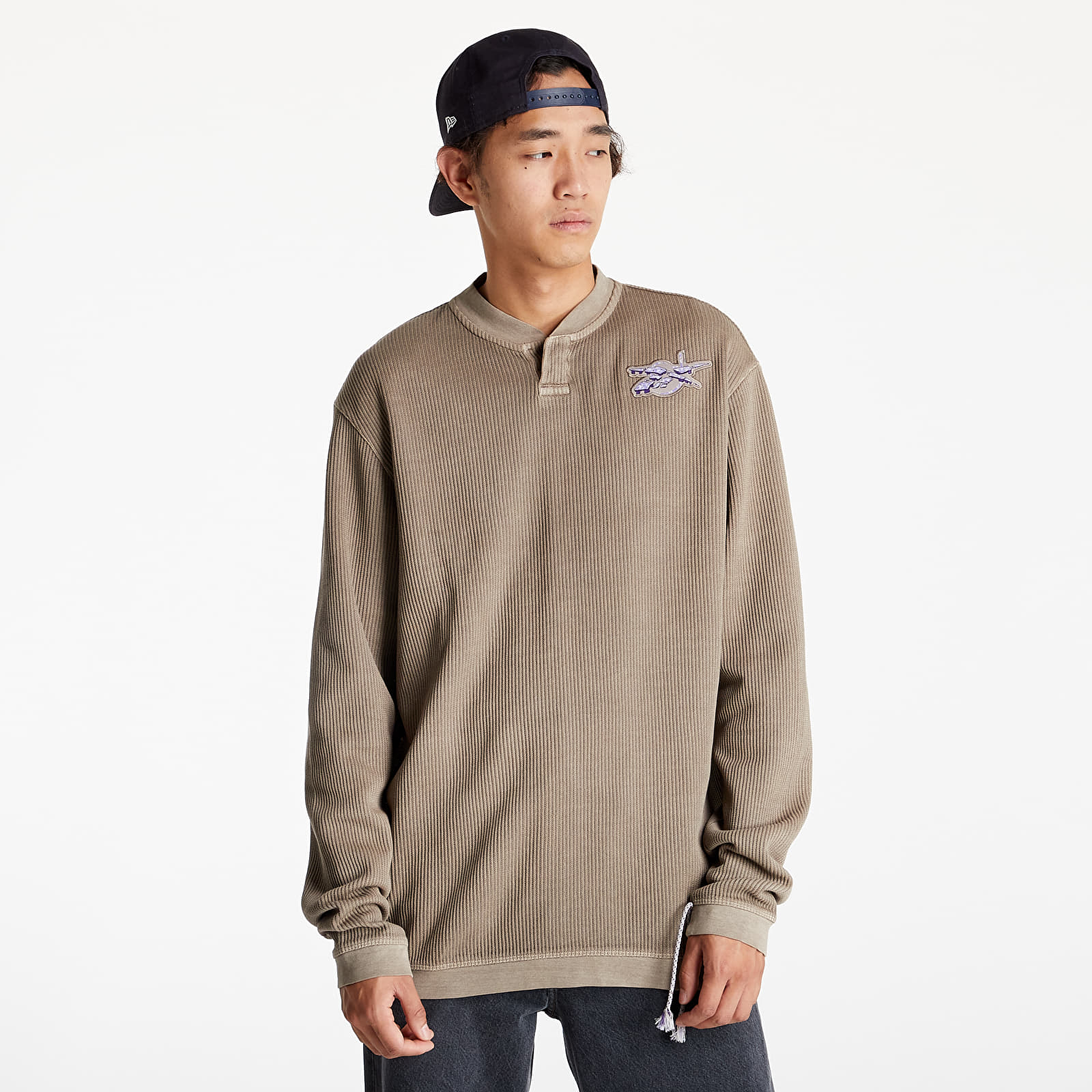 Sweatshirts Reebok R&C Waffle Knit Crewneck Trek Grey