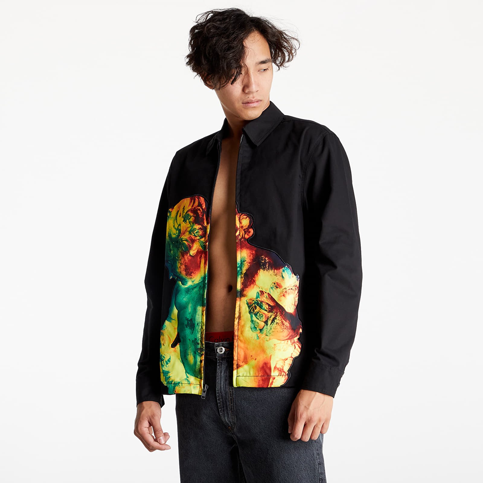Jackets PLEASURES Technique Work Jacket Black Footshop