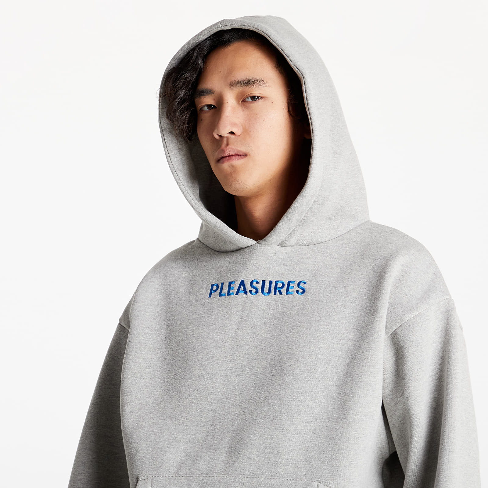 Hoodies and sweatshirts PLEASURES Protection Hoody Heather Grey Footshop
