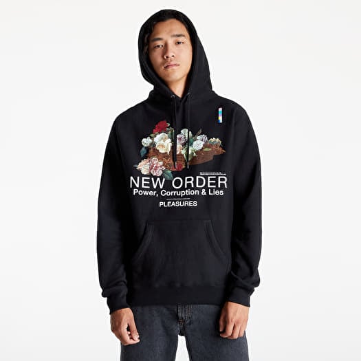 Hoodies and sweatshirts PLEASURES Power Premium Hoody Black Footshop