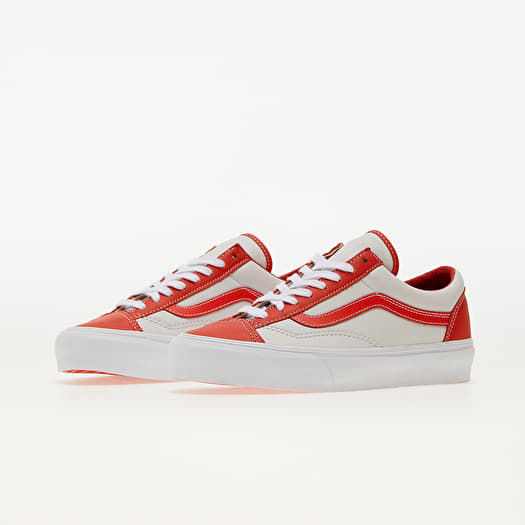 Men s shoes Vans Vault Style 36 LX Leather Orange True White