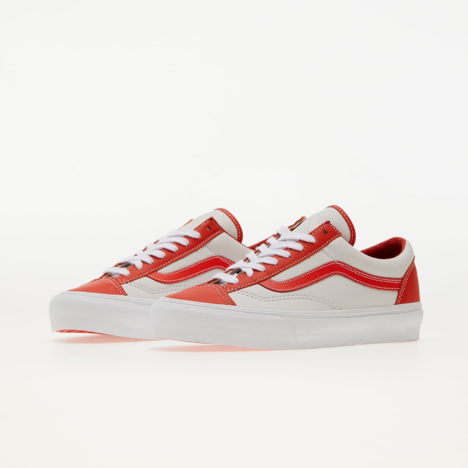 Men's shoes Vans Vault Style 36 LX (Leather) Orange/ True White