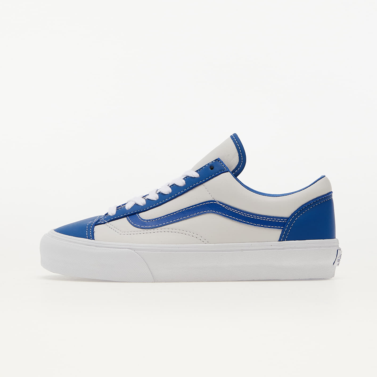 Herren Sneaker und Schuhe Vans Vault Style 36 LX (Leather) Nautical Blue/ True White
