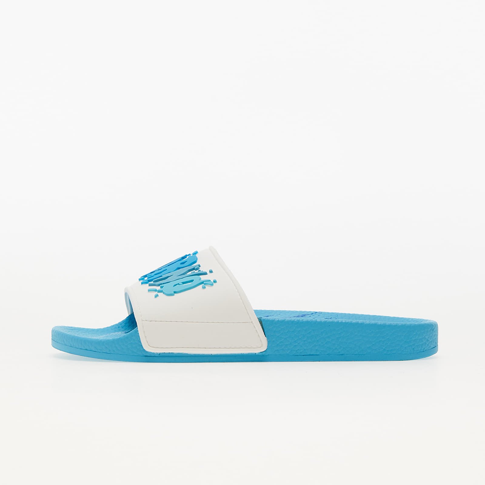 Buty męskie FTSHP xxx LIFE IS PORNO "Vice Vibe" Slides White Rainbow