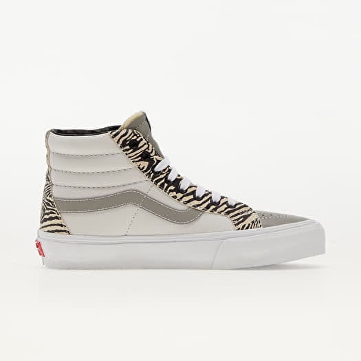Men s shoes Vans Sk8 Hi Reissue EF Leather Suede Drizzle True White Footshop
