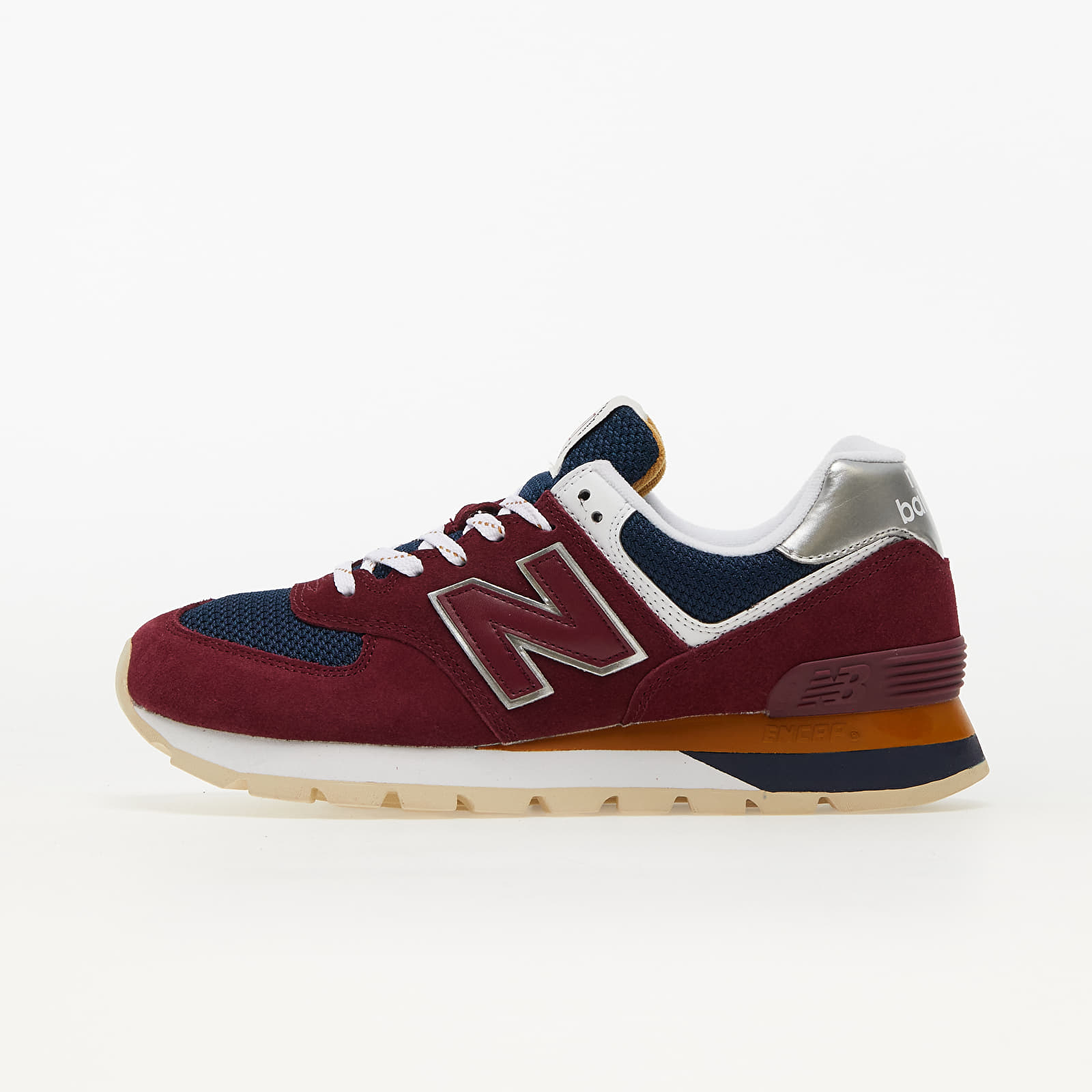 Zapatillas Hombre New Balance 574 Dark Red/ White/ Silver