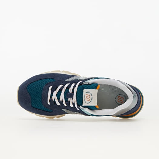 Men s shoes New Balance 574 Navy Dark Green Silver Footshop