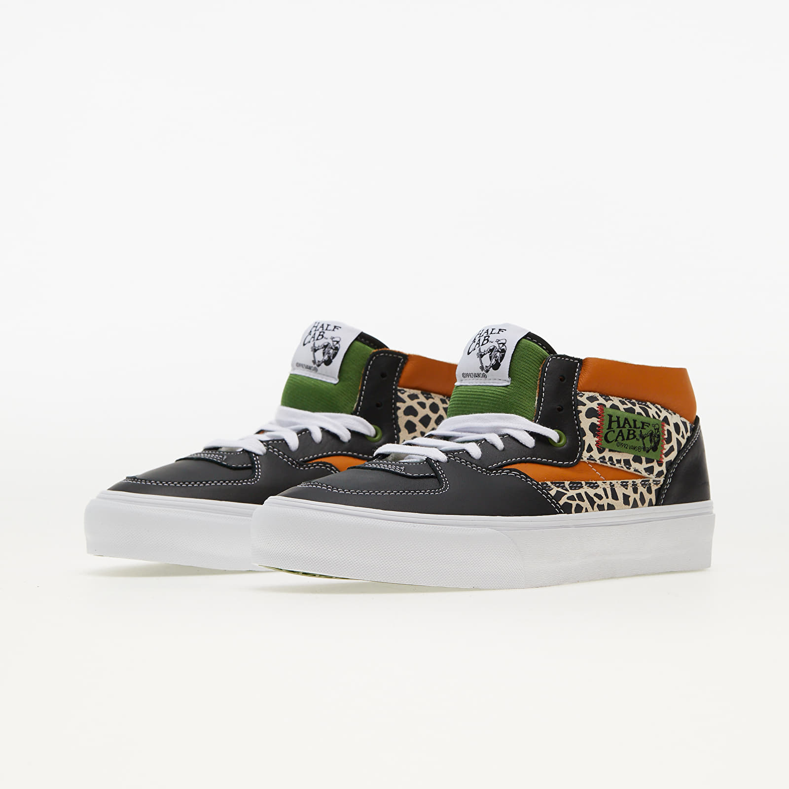Vans Vault Half Cab EF LX (Leather/ Suede) Cactus/ Black | Footshop