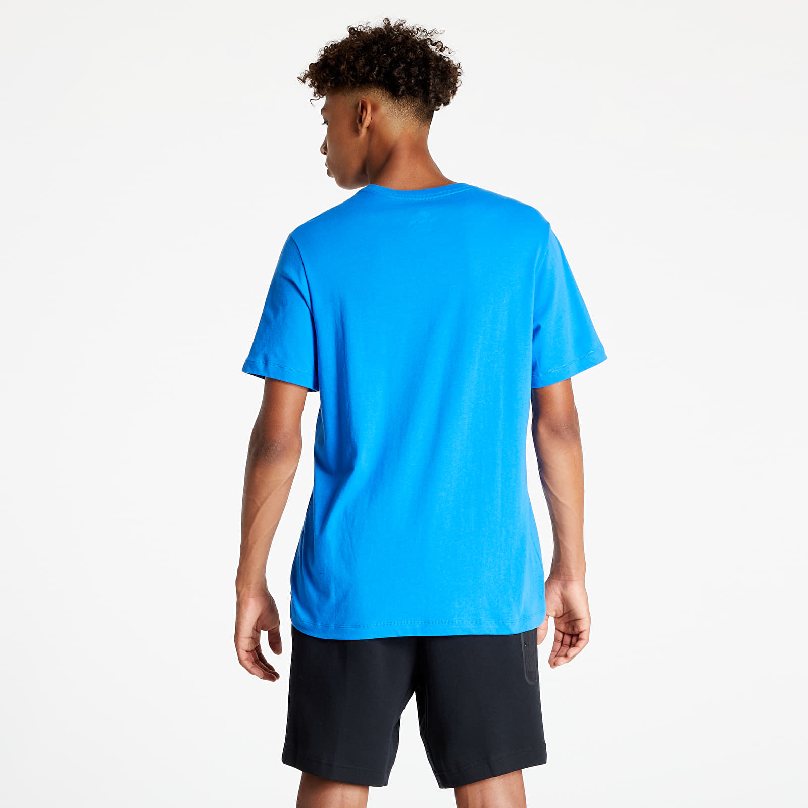 White and blue nike t shirt on sale