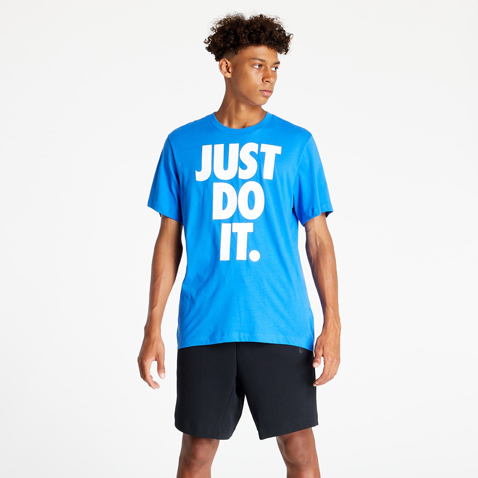 Pólók Nike Sportswear Men's T-Shirt Signal Blue/ White
