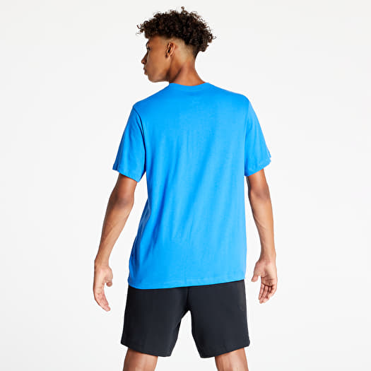 signal blue t shirt