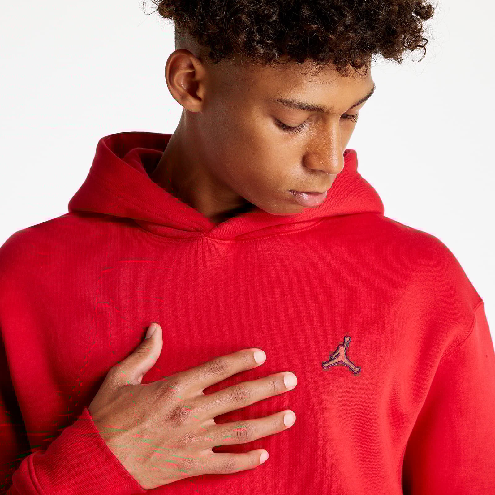 Hoodies and sweatshirts Jordan Essentials Men s Fleece Pullover Hoodie Gym Red Footshop