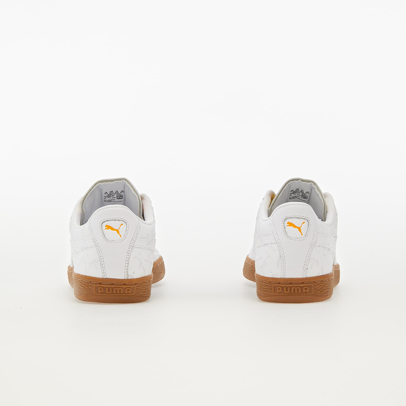 Puma basket classic gum white on sale