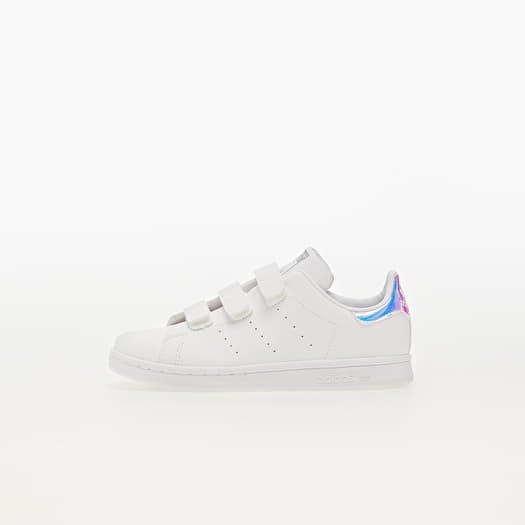 Stan smith white sales metallic silver