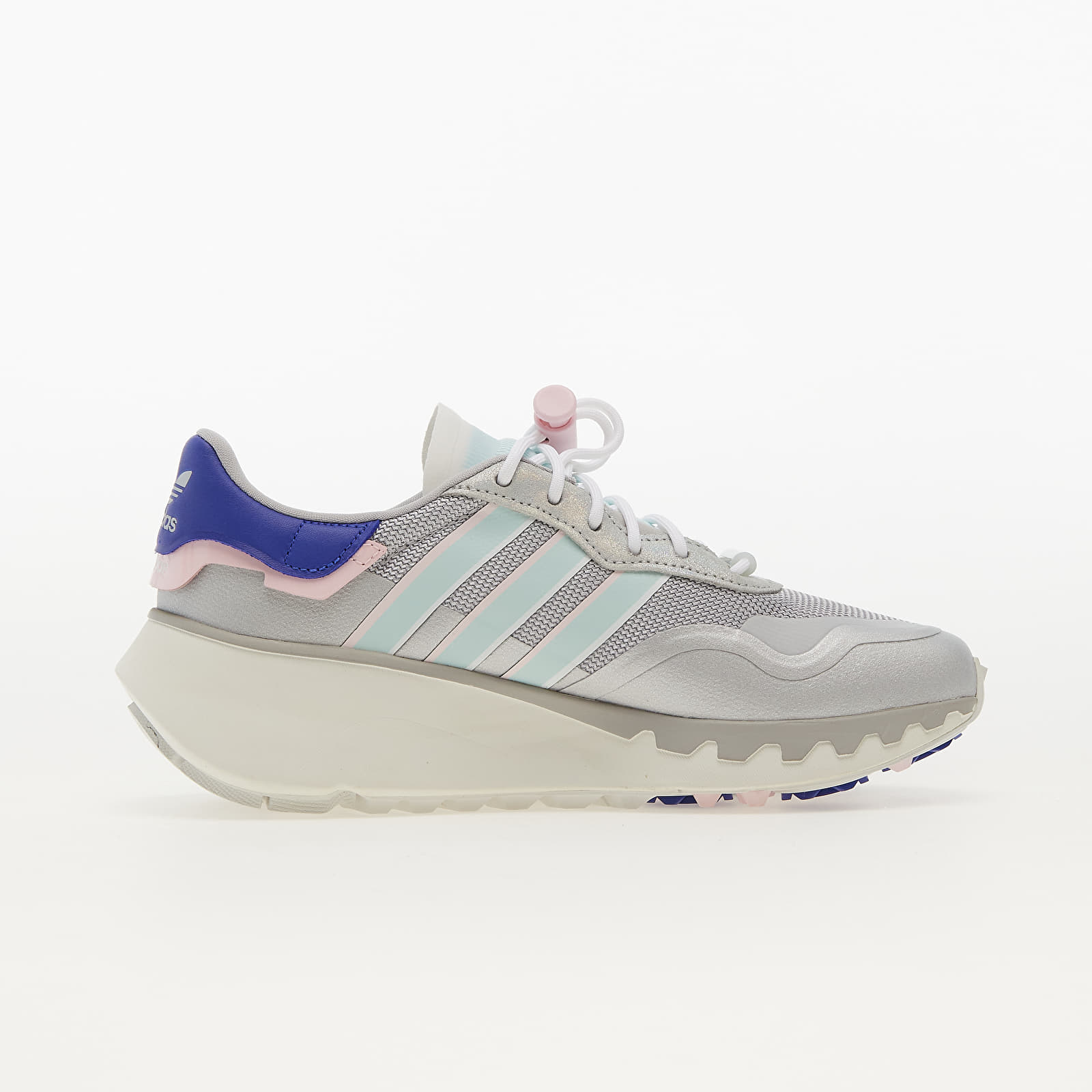 Women's shoes adidas Choigo W Silver Metallic/ Halo Mint/ Clear Pink