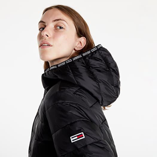 Tommy jeans quilted hooded jacket top