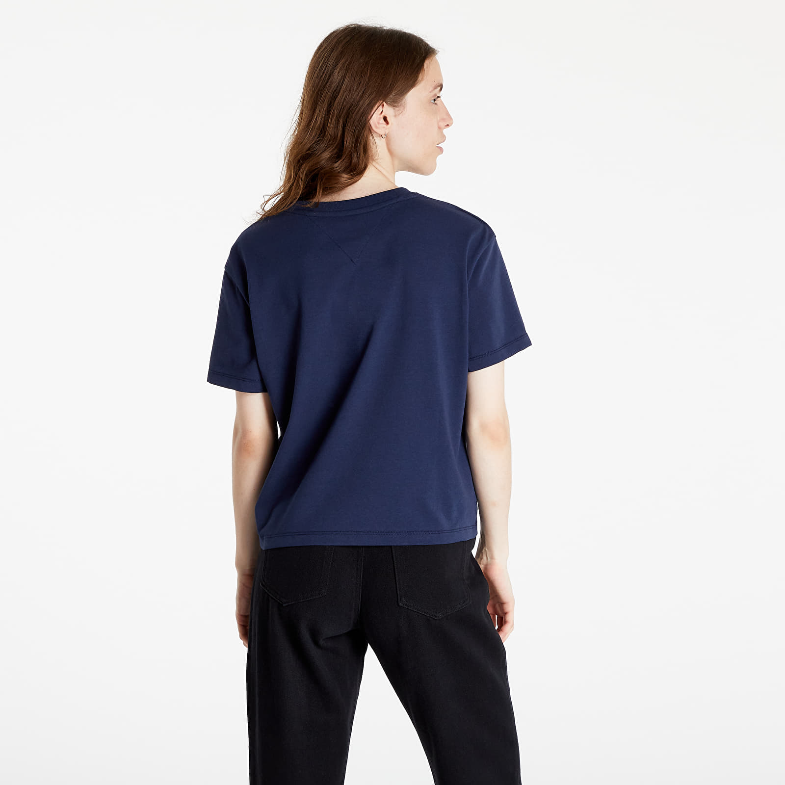 Pólók Tommy Jeans Tommy Center Badge Tee Twilight Navy