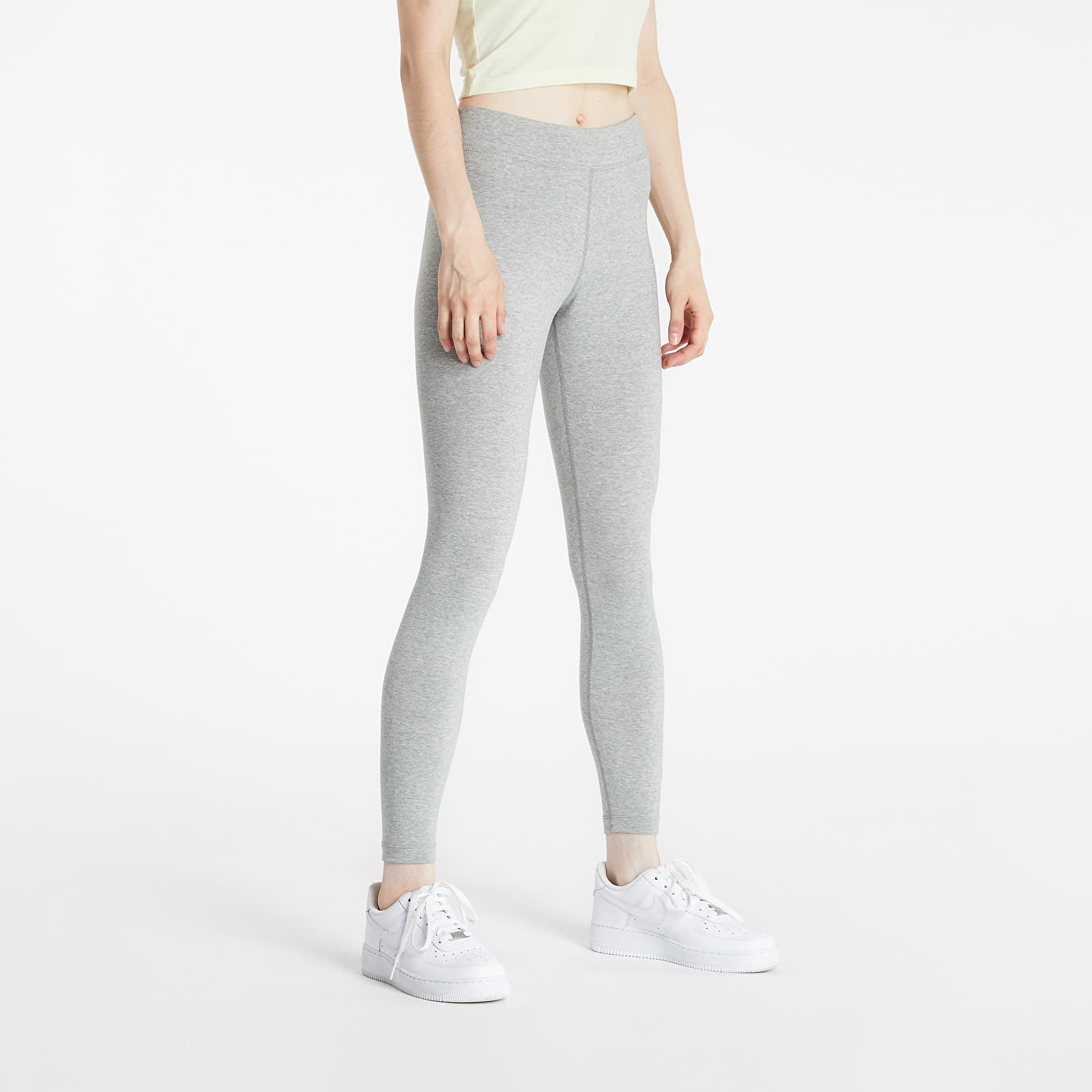 Leggings Nike Sportswear Essential Women's 7/8 Mid-Rise Leggings Dk Grey Heather/ White