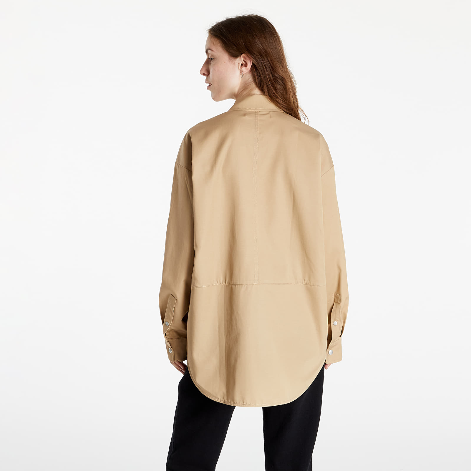 Kurtki Calvin Klein Jeans Overshirt Travertine
