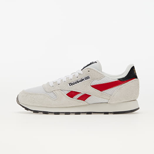 Men s shoes Reebok Classic Leather Pure Grey Vector Red Gold Metallic Footshop