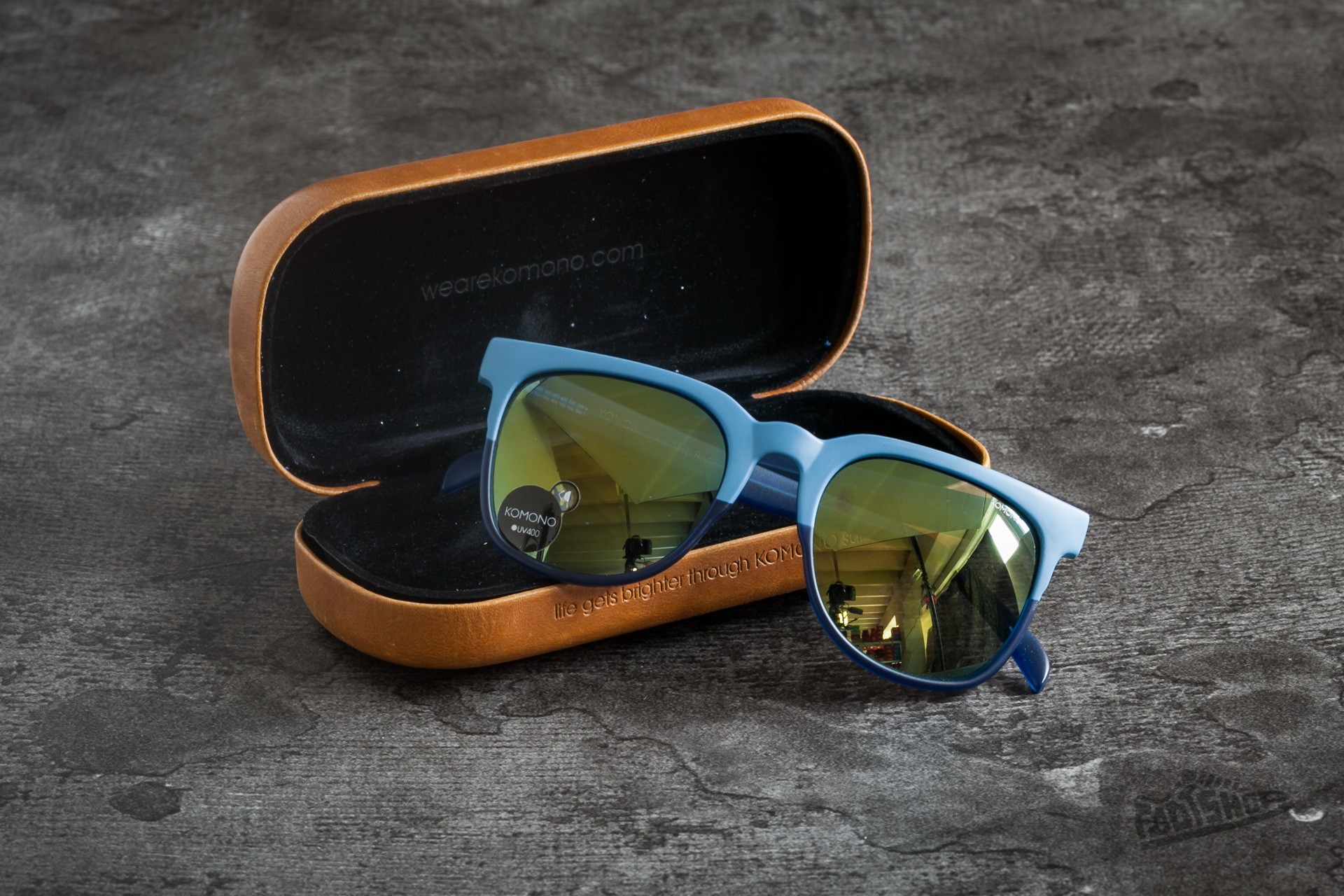 Okulary słoneczne Komono Riviera 2 Tone Blue